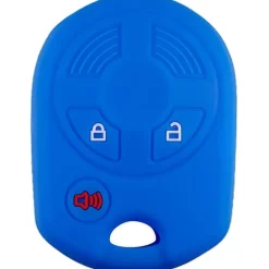 Silicone Key Fob Cover For Ford 3 Buttons Remote Head Key