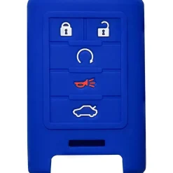 Silicone Key Fob Cover For GM 5 Buttons Smart Key Remote