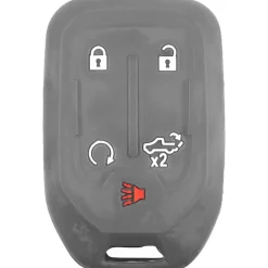 Silicone Key Fob Cover For GMC 5 Buttons Smart Key Remote