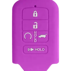 Silicone Key Fob Cover For Honda 5 Buttons Smart Key Fob
