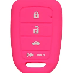 Silicone Key Fob Cover For Honda 4 Buttons Remote Head Key
