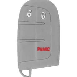 Silicone Key Fob Cover For Jeep/Dodge/Chrysler 3 Buttons Smart Key Remote