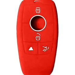Silicone Key Fob Cover For Mercedes 4 Buttons Smart Key Remote