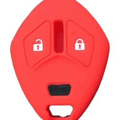 Silicone Key Fob Cover For Mitsubishi 3 Buttons Remote Head Key