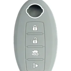 Silicone Key Fob Cover For Nissan 4 Buttons Smart Key Remote