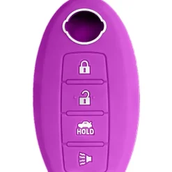 Silicone Key Fob Cover For Nissan 4 Buttons Smart Key Remote