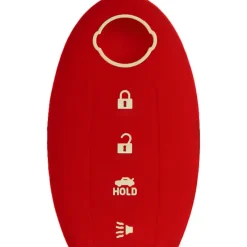 Silicone Key Fob Cover For Nissan 4 Buttons Smart Key Remote