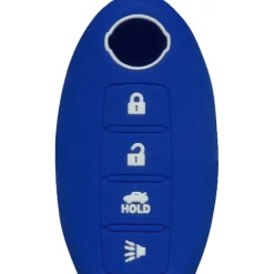 Silicone Key Fob Cover For Nissan 4 Buttons Smart Key Remote