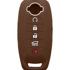 Silicone Key Fob Cover For Nissan 5 Buttons Smart Key Remote