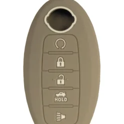 Silicone Key Fob Cover For Nissan 5 Buttons Smart Key Remote