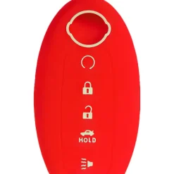 Silicone Key Fob Cover For Nissan 5 Buttons Smart Key Remote