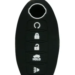 Silicone Key Fob Cover For Nissan 5 Buttons Smart Key Remote