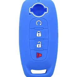 Silicone Key Fob Cover For Nissan 4 Buttons Smart Key Remote