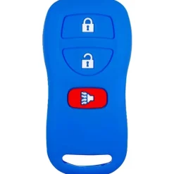 Silicone Key Fob Cover For Nissan 3 Buttons Regular Remote