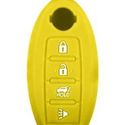 Silicone Key Fob Cover For Nissan 4 Buttons Smart Key Remote