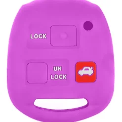 Silicone Key Fob Cover For Toyota 3 Buttons Remote Head Key
