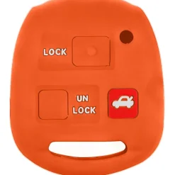 Silicone Key Fob Cover For Toyota 3 Buttons Remote Head Key