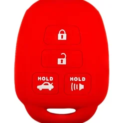 Silicone Key Fob Cover For Toyota 4 Buttons Remote Head Key