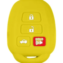 Silicone Key Fob Cover For Toyota 4 Buttons Remote Head Key
