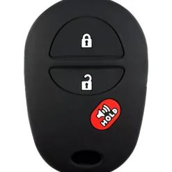 Silicone Key Fob Cover For Toyota 3 Buttons Regular Remote