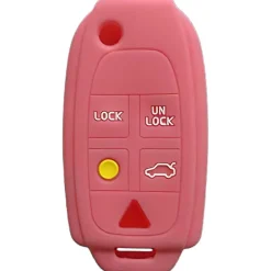 Silicone Key Fob Cover For Volvo 5 Buttons Flip Key Remote