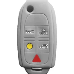 Silicone Key Fob Cover For Volvo 5 Buttons Flip Key Remote