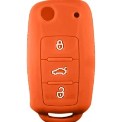 Silicone Key Fob Cover For VW 4 Buttons Flipkey Remote
