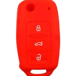Silicone Key Fob Cover For VW 4 Buttons Flipkey Remote