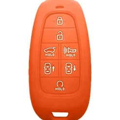 Silicone Protective Cover For Hyundai 7 Buttons Smart Key Remote