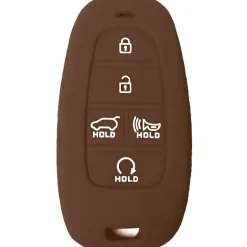 Silicone Protective Cover for Hyundai 5 Buttons Smart Key Remote