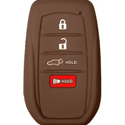 Silicone Protective Key Fob Cover For Toyota 4 Buttons Smart Key Remote