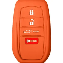 Silicone Protective Key Fob Cover For Toyota 4 Buttons Smart Key Remote
