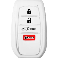 Silicone Protective Key Fob Cover For Toyota 4 Buttons Smart Key Remote