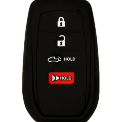 Silicone Protective Key Fob Cover For Toyota 4 Buttons Smart Key Remote