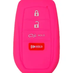 Silicone Protective Key Fob Cover For Toyota 4 Buttons Smart Key Remote