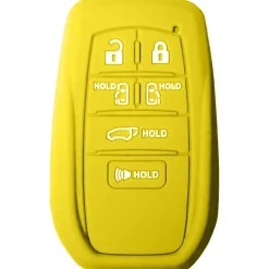 Silicone Protective Key Fob Cover For Toyota 6 Buttons Smart Key Remote