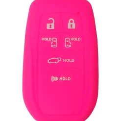 Silicone Protective Key Fob Cover For Toyota 6 Buttons Smart Key Remote