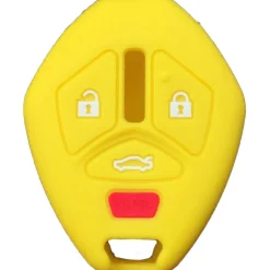 Silicone Protective Key Fob Cover For Mitsubishi 4 Buttons Flipkey Remote