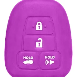 Silicone Protective Key Fob Cover For Toyota 4 Buttons Remote Head Key
