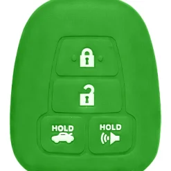 Silicone Protective Key Fob Cover For Toyota 4 Buttons Remote Head Key