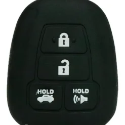 Silicone Protective Key Fob Cover For Toyota 4 Buttons Remote Head Key