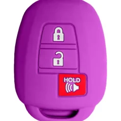 Silicone Protective Key Fob Cover For Toyota 3 Buttons Remote Head Key