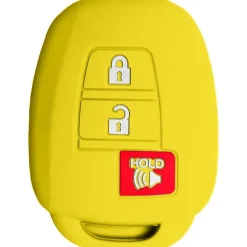 Silicone Protective Key Fob Cover For Toyota 3 Buttons Remote Head Key