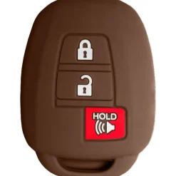 Silicone Protective Key Fob Cover For Toyota 3 Buttons Remote Head Key