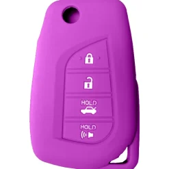 Silicone Protective Key Fob Cover For Toyota 4 Buttons Flipkey Remote