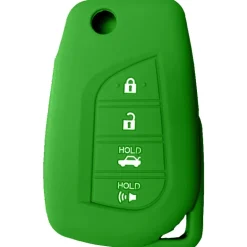 Silicone Protective Key Fob Cover For Toyota 4 Buttons Flipkey Remote