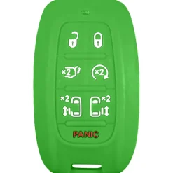 Silicone Protective Key Fob Cover For Chrysler 7 Buttons Smart Key Remote