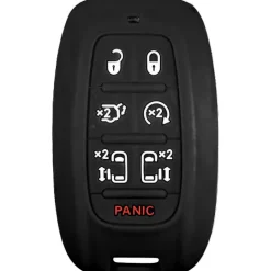 Silicone Protective Key Fob Cover For Chrysler 7 Buttons Smart Key Remote