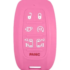 Silicone Protective Key Fob Cover For Chrysler 7 Buttons Smart Key Remote