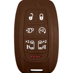 Silicone Protective Key Fob Cover For Chrysler 7 Buttons Smart Key Remote